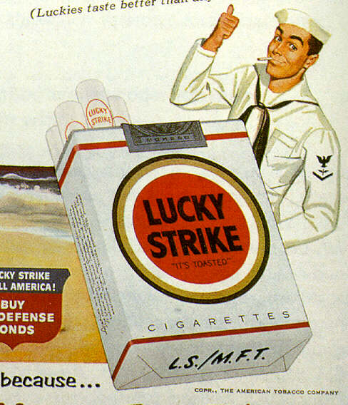 Raymond Loewy, étui pour Lucky Strike
