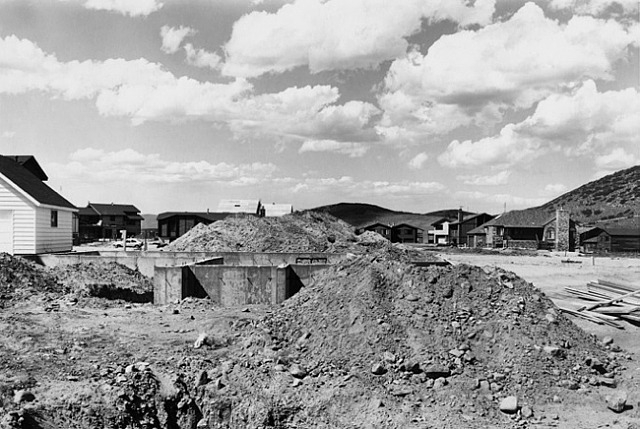 Lewis Baltz, Park City 45 (Prospector Village, Lot 105, looking North),  1979