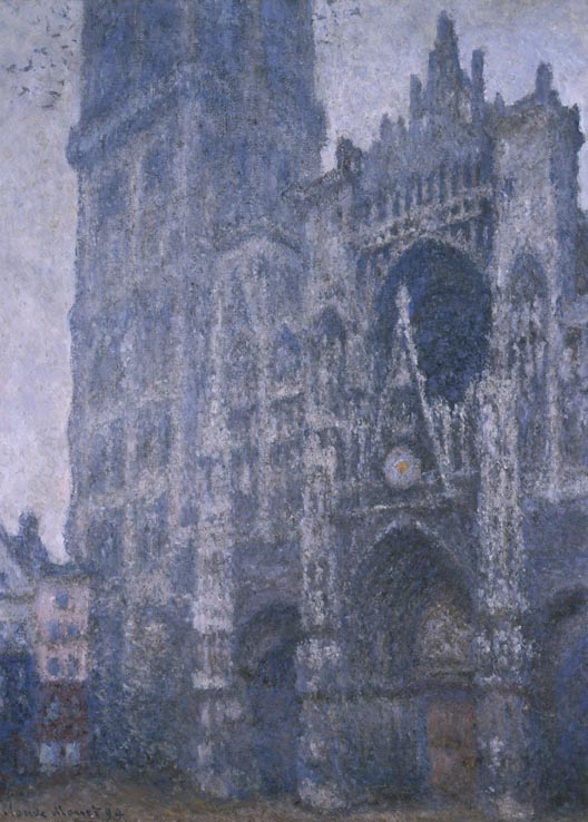 Claude Monnet, La Cathédrale de Rouen. Le Portail et la tour d'Albane. Temps gris, 1894