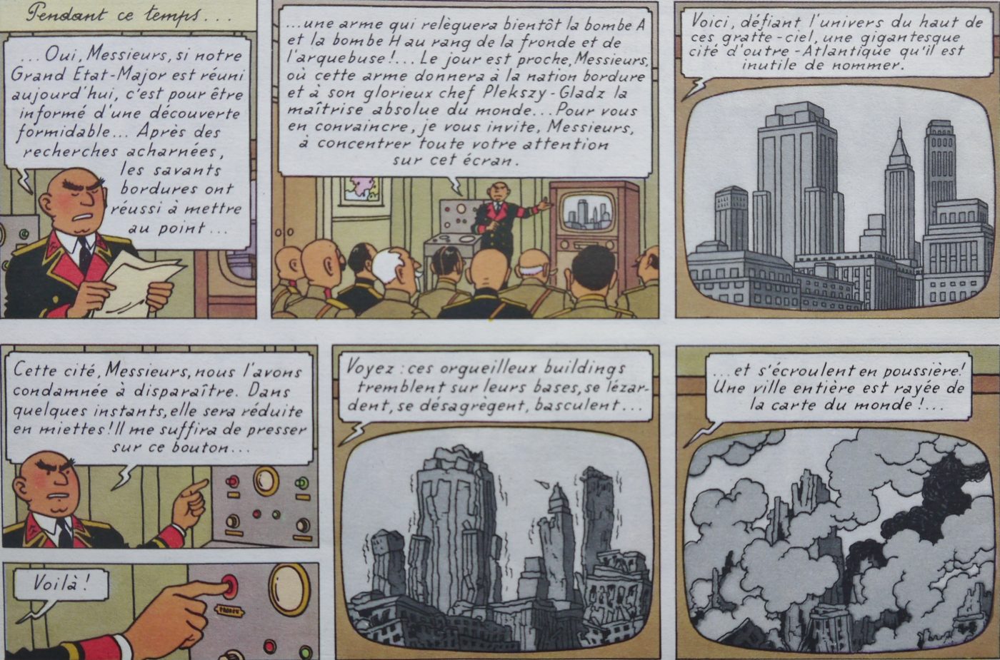 Hergé, L'Affaire Tournesol extrait, 1956