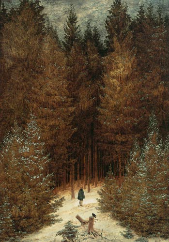 Caspar David Friedrich, Le Chasseur dans la forêt, 1814
