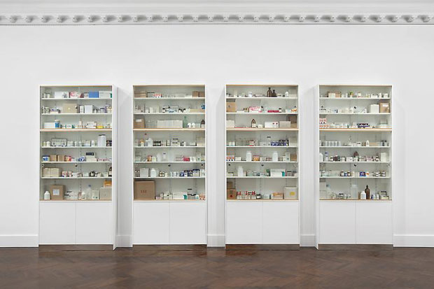 Damien Hirst, from the series The Complete Medicine Cabinets, 1988-1997