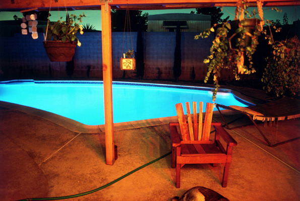 Jane O'Neal, Blue Pool, Orange County, 1978