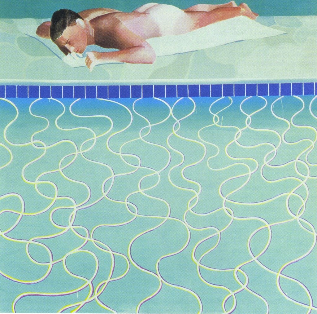 David Hockney, series with Sunbather