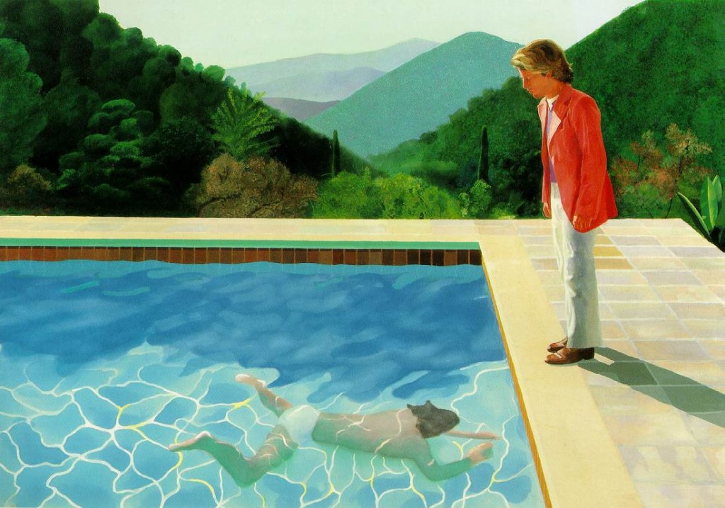 David Hockney, Pool with Two Figures, 1971