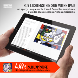 Application pour IPAD Roy Lichtenstein Centre Pompidou