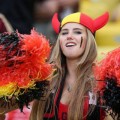 Axelle, supportrice belge devenue célèbre durant la Coupe du monde