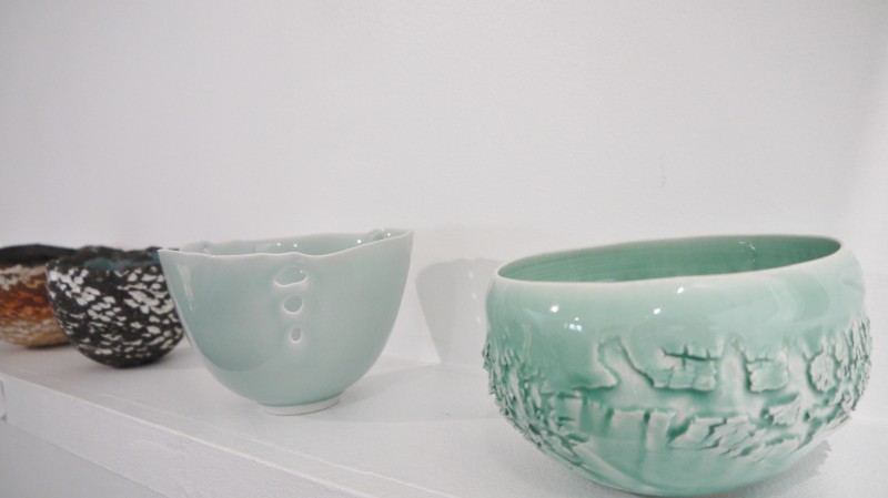 Céramiques, exposition Autour du bol à thé à la Galerie Atelier 28