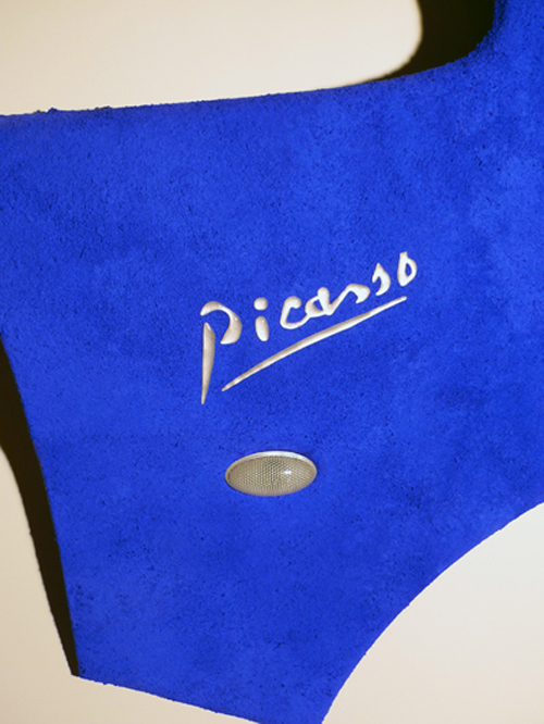 Bertand Lavier, Picasso outremer, 2009. Détail