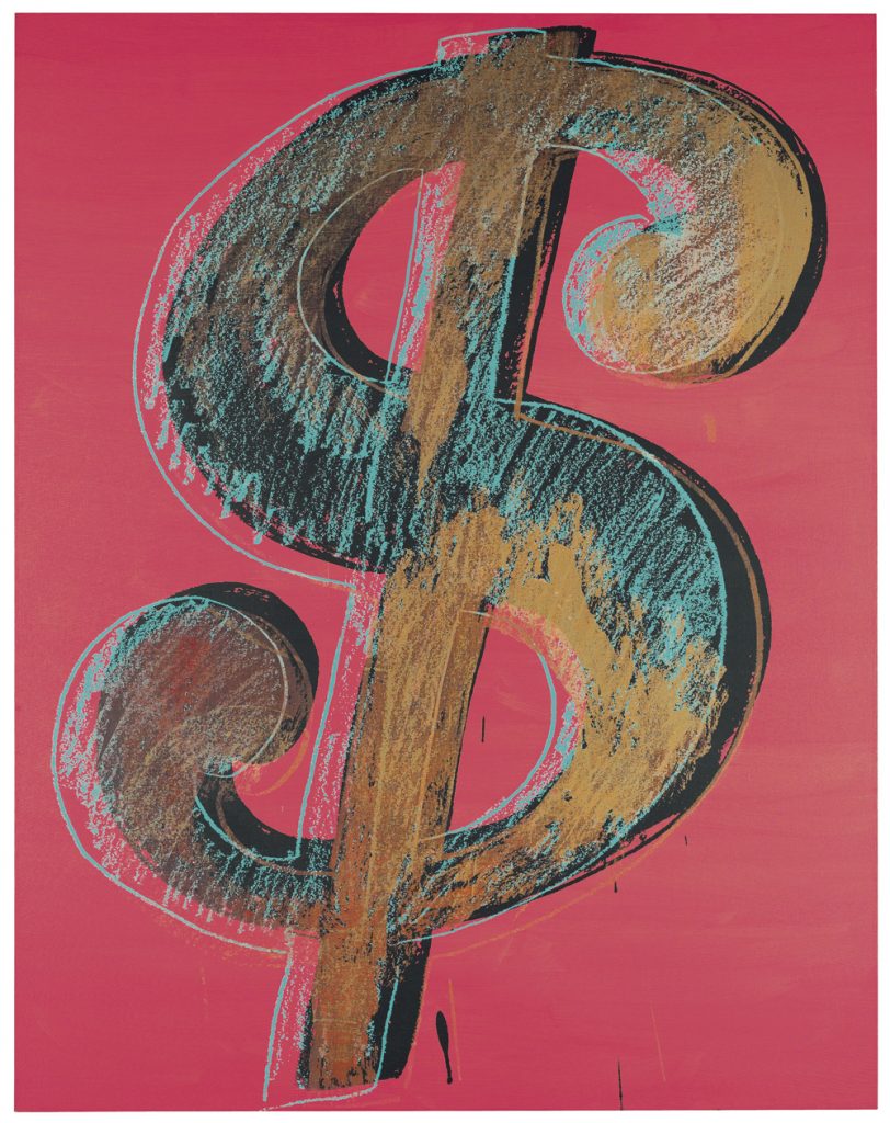 Andy Warhol, Dollar Sign series, 1981
