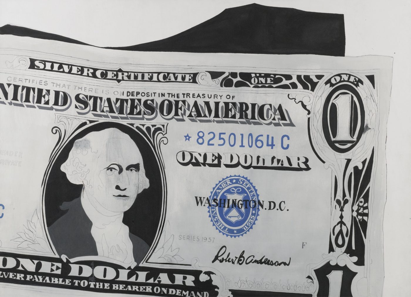 Andy Warhol, One Dollar Bill (SILVER CERTIFICATE), 1962