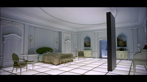 2001, l'Odyssée de l'espace. Scène avec le monolithe.