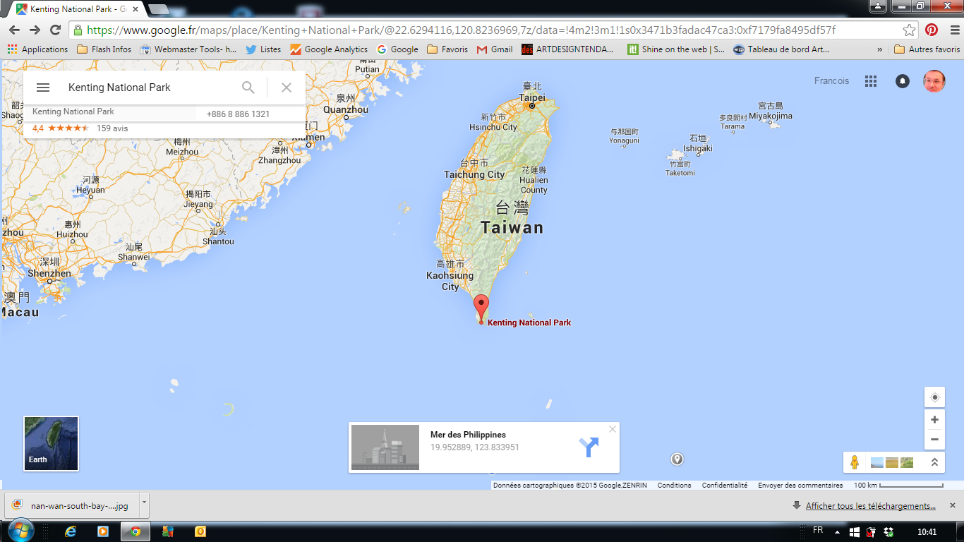 Landcape of Energy se passe sur la côte sud-est de Taiwan