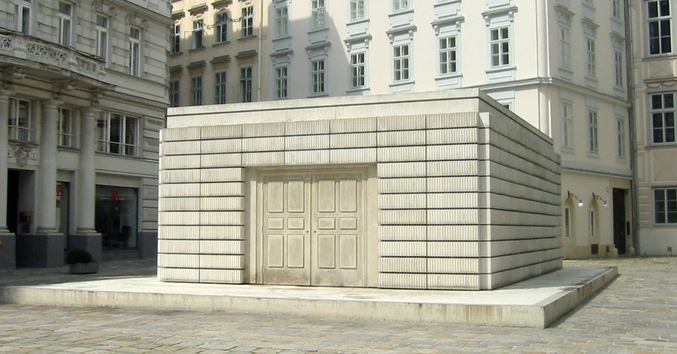 Rachel Whiteread, Holocaust, 2000. Monument commémoratif sur la Judenplatz de Vienne