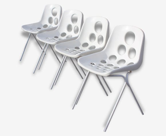 Chaises Polyprop, design Robin Day, 1962-1963