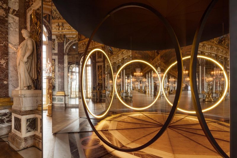 Installation Your Sense of Unity au Château de Versailles, 2016. Conception et réalisation Ólafur Elíasson