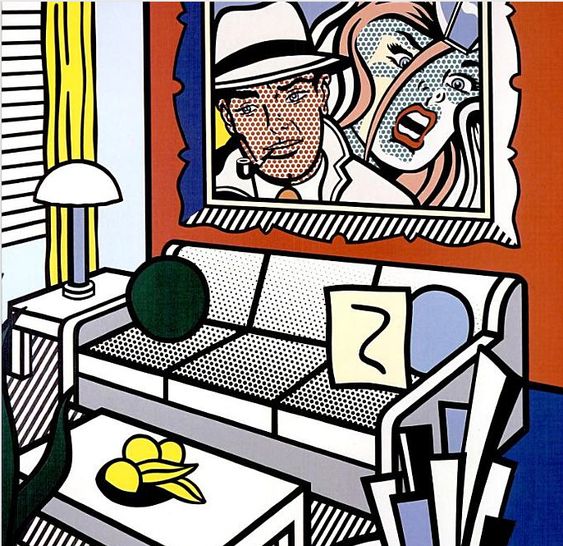 Roy Lichtenstein, série Interior, début des années 90.