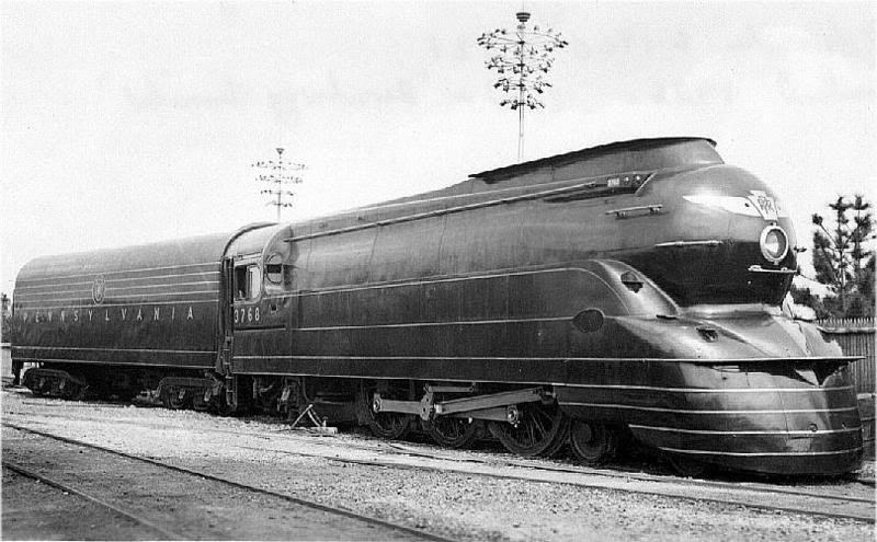 L'incroyable design de la locomotive S1 réalisé par Raymond Loewy en 1939. Une face avant fuselée.