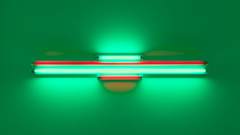 Dan Flavin, Red and green alternatives (to Sonja),