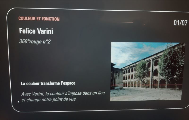 Vue du jeu Prisme 7, le 1er jeu vidéo du Centre Pompidou.