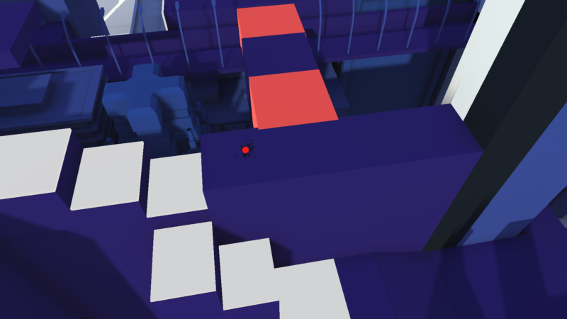 Vue du jeu Prisme 7, le 1er jeu vidéo du Centre Pompidou