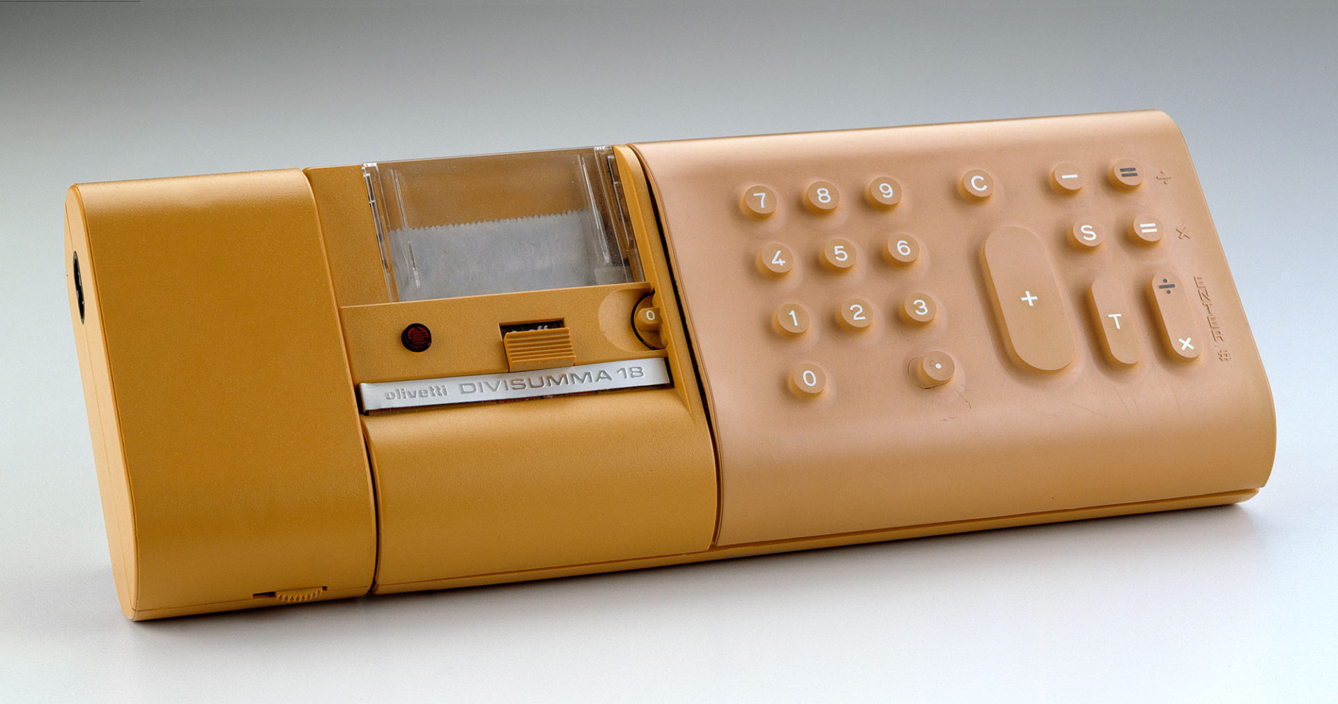 Calculatrice Divisumma 18, design Mario Bellini pour Olivetti, 1972