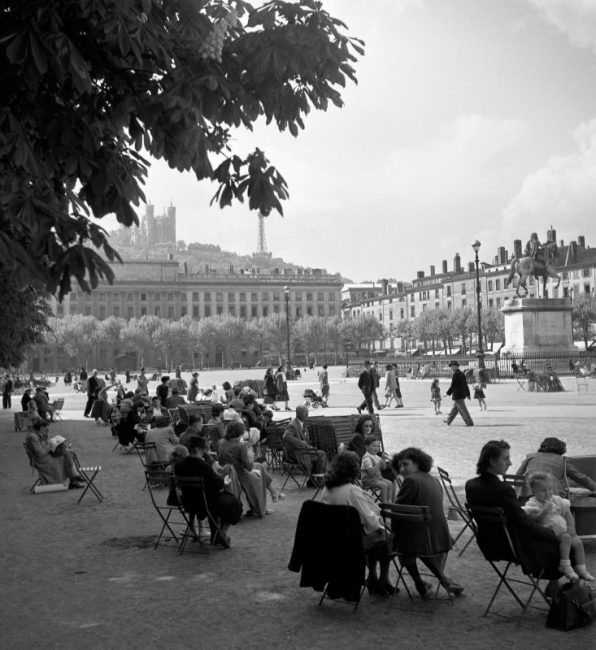 Robert Doisneau, Place Bellecour, Lyon 1950