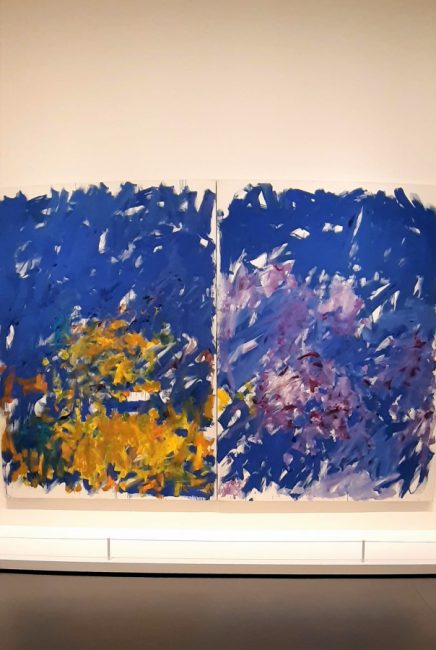 Joan Mitchell, Row Row, 1982. Un écho aux Nymphéas de Claude Monet ... ↓ © François Boutard