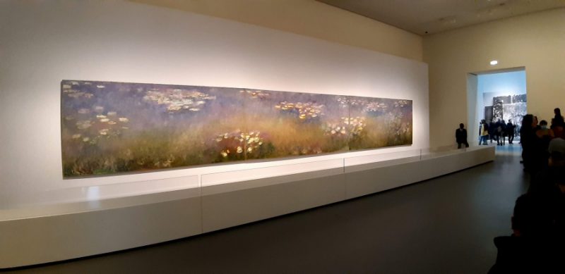 Claude Monet, L'agapante. Chaque tableau du triptyque est la propriété d'un musée américain différent !