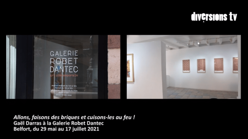 Espace de présentation réservé à la galerie Robert Dantec (Nantes/44)